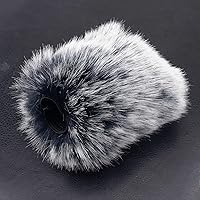 Vista 4 de YOUSHARES Micrófono Funda de espuma peluda para SM57 - Filtro anti-pop personalizado Deadcat Parabrisas anti-viento para micrófono de instrumento