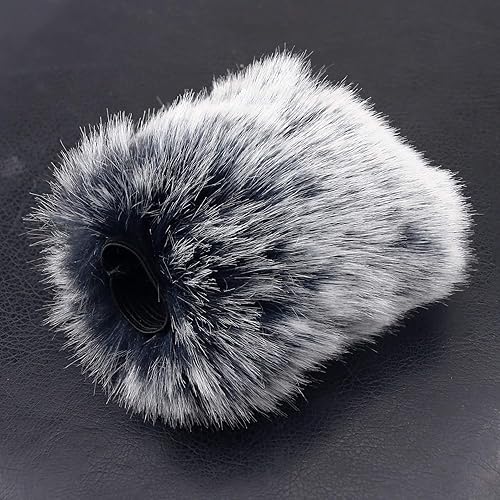 Miniatura 4 de YOUSHARES Micrófono Funda de espuma peluda para SM57 - Filtro anti-pop personalizado Deadcat Parabrisas anti-viento para micrófono de instrumento