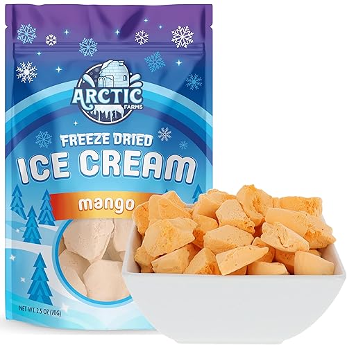 Miniatura 146 de Arctic Farms Brocas de helado liofilizadas empaquetadas y en caja, no se derrite (mezcla napolitana, 2.5 onzas)