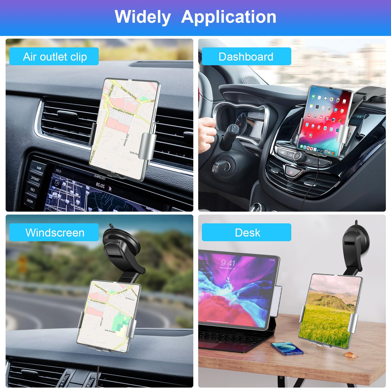 Dual Coils Cargador de Coche Inalámbrico Rápido para 15W QC 3.0 Qi Wireless Car Charger Soporte con Bloqueo Automático Rápida Salida de Aire para Samsung Galaxy Z Fold 5/4/3/2