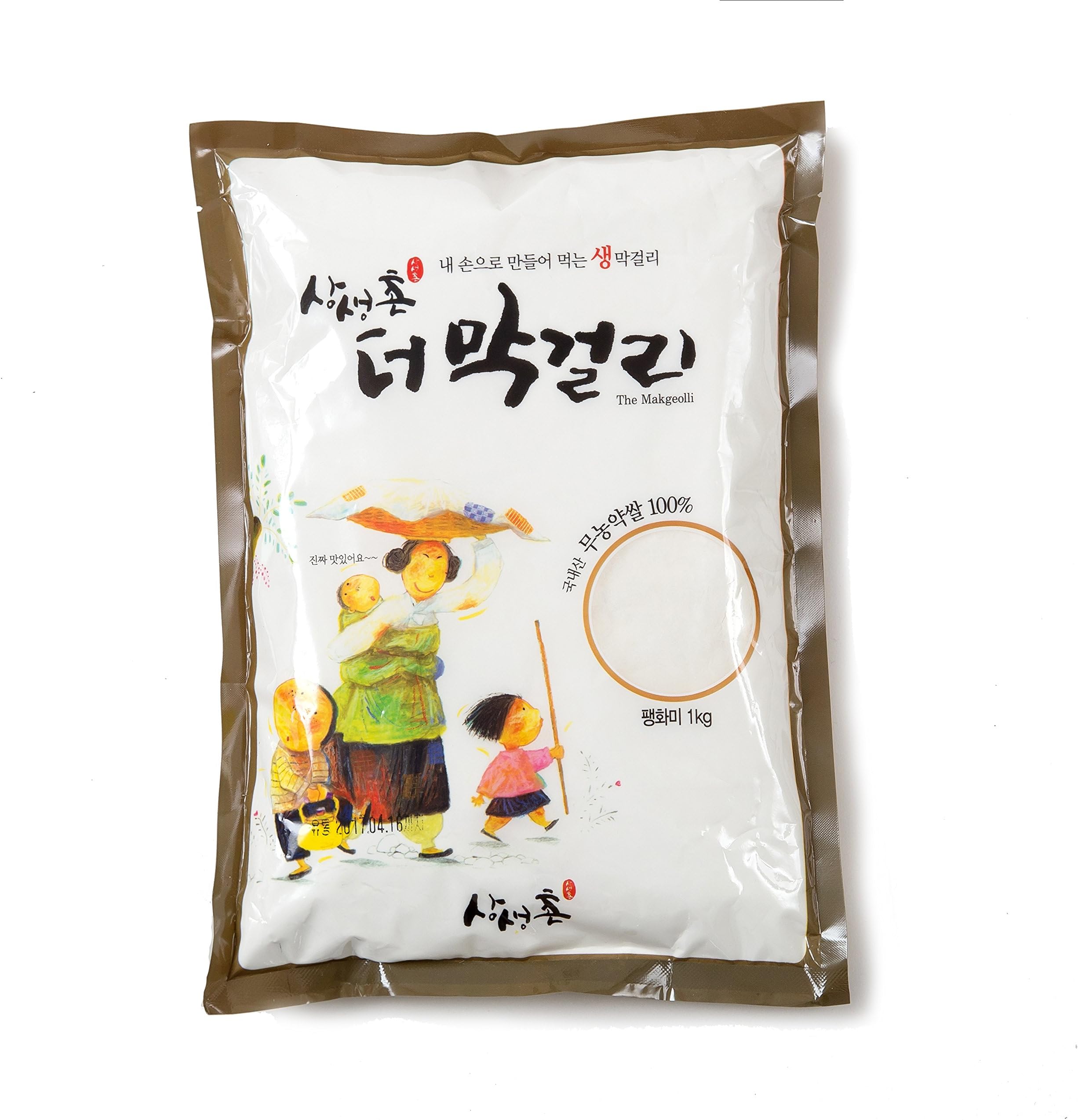 Sangsangchon The Makgeolli Korean Traditional Natural Organic Rice Wine Home Brewing DIY Kit, Large, 2.2 lbs