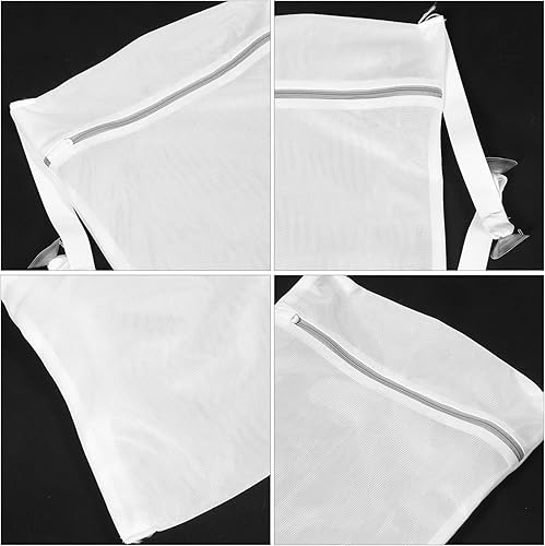 Miniatura 4 de ULTECHNOVO Bolsa de lavandería de malla con cierre de ventosa, bolsa de lavado para ropa sucia, blusa, medias, ropa interior, brasier, lencería de