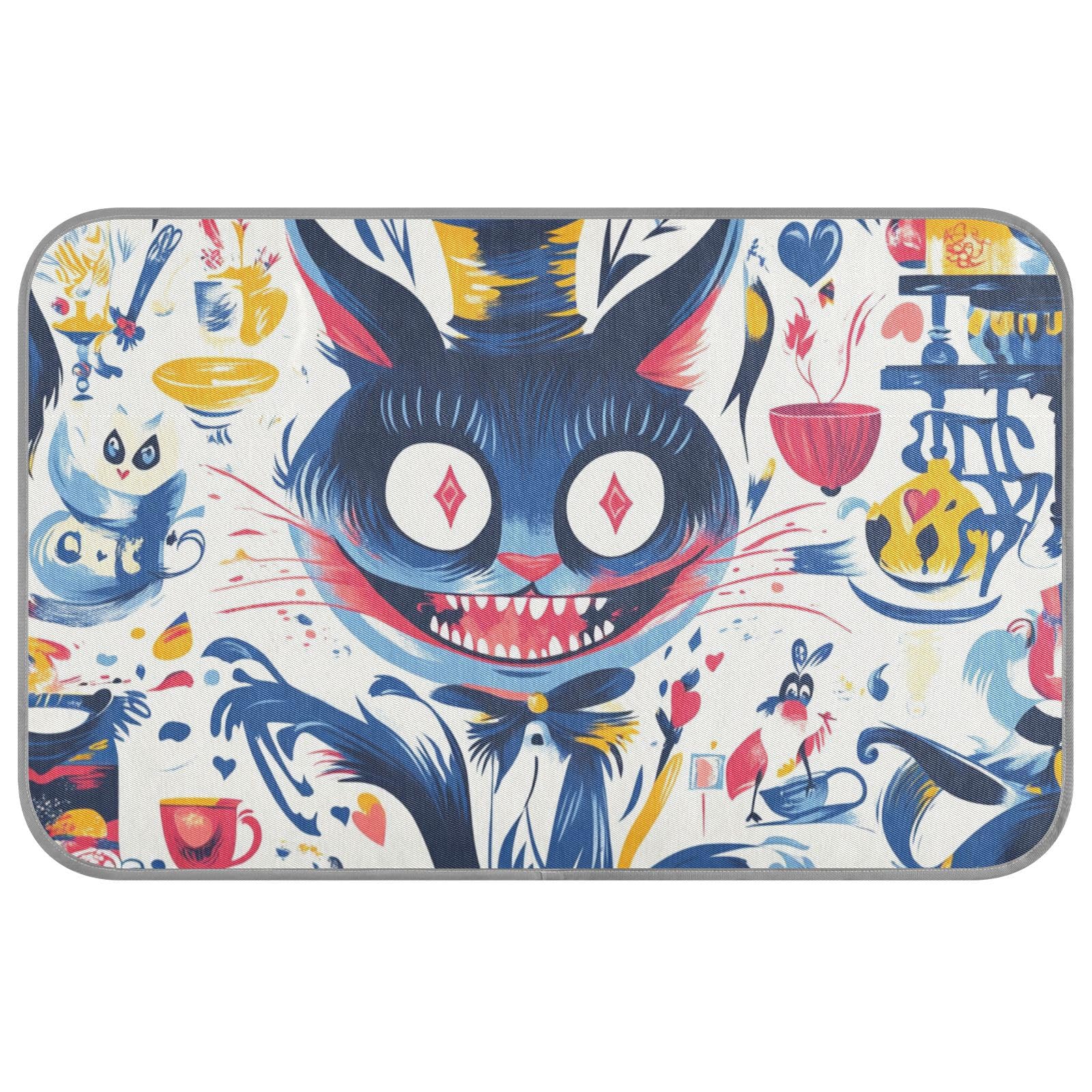 EtherSpher Halloween Fun Cat Summer Cooling Pads Self Cooling Cold mat for Chicken Outside cat Essentials Manta Fria para Perros M