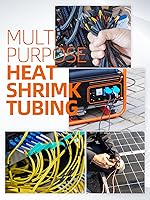 Vista 7 de Eventronic Kit de 900 tubos termorretráctiles de alambre, tubo termorretráctil industrial para cables, envoltura termorretráctil de grado marino