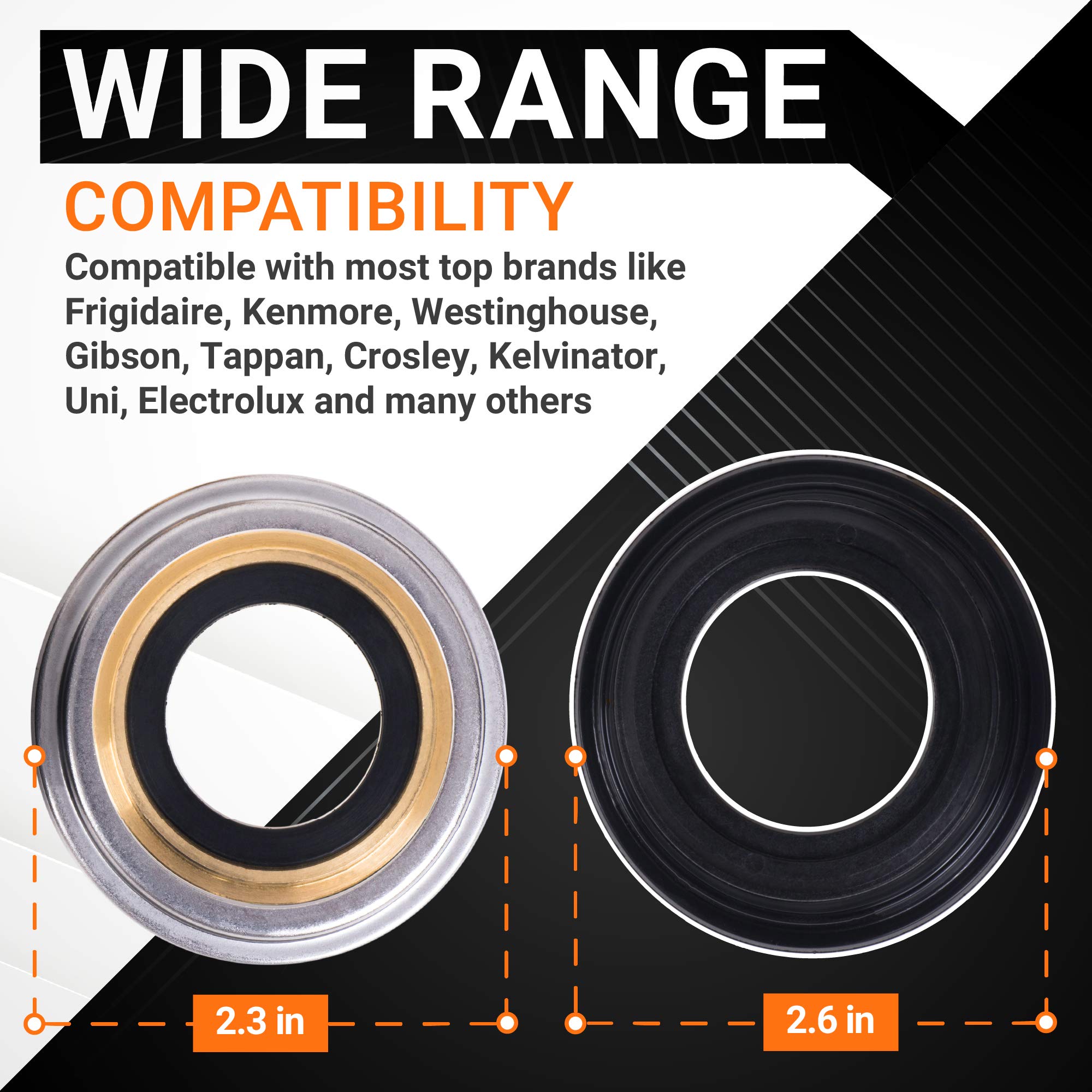 Amazon.com: BlueStars 5303279394 Washer Tub Seal Kit Replacement 
