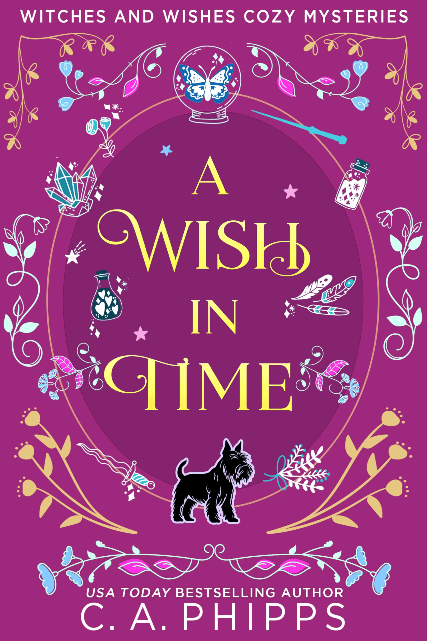 A Wish In Time: A Small Town Paranormal Cozy Mystery (Witches And Wishes Cozy Mysteries)