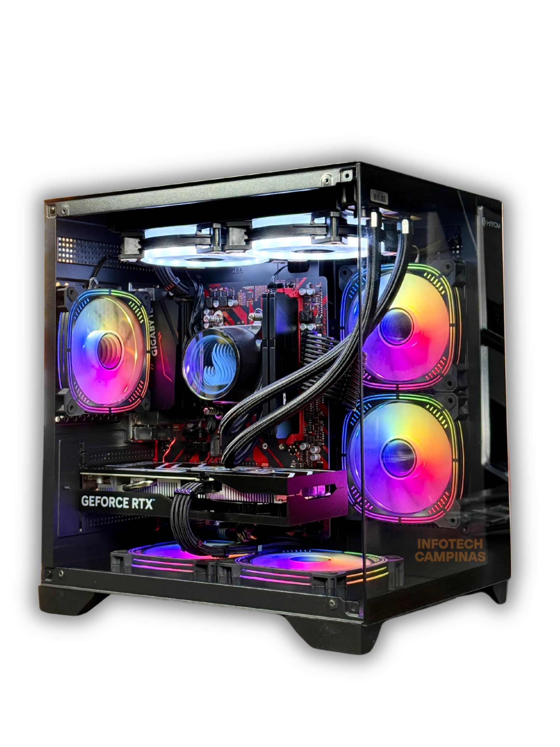 PC Gamer Full Black Intel Core i5 12400F | RTX 4060 8GB | 32GB RAM