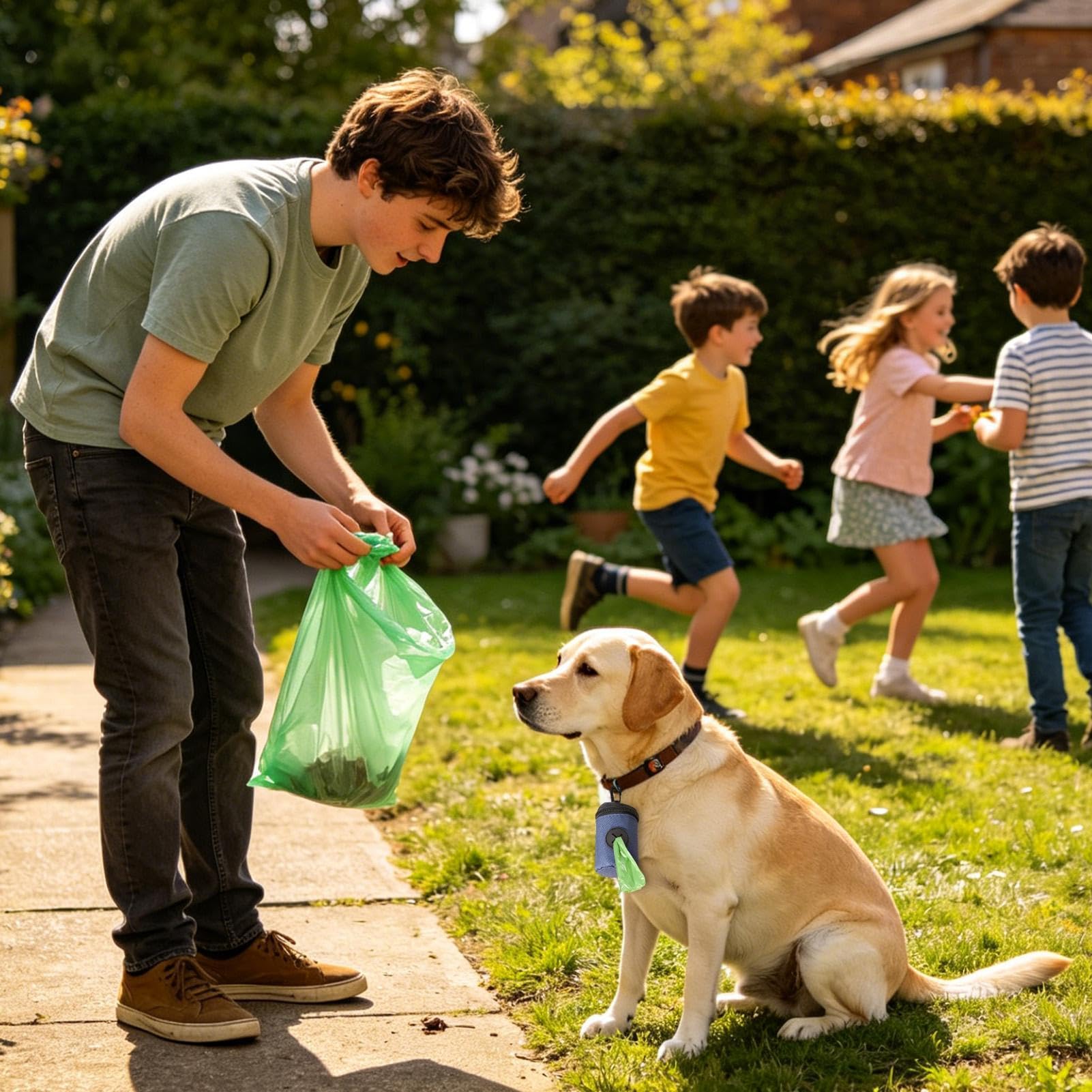 Distributore di Sacchetti Cani Con Piccola Con Chiusura A