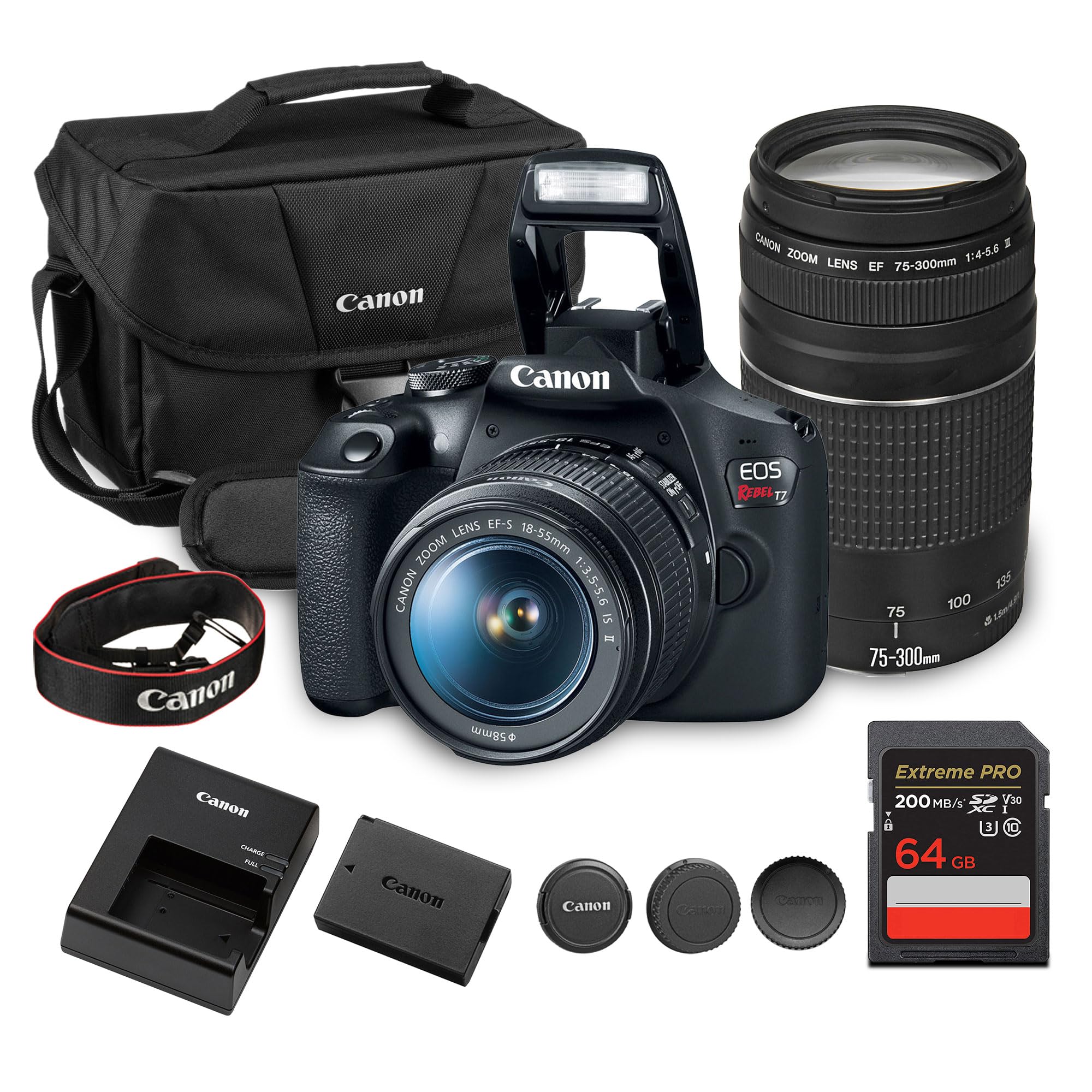 Amazon.com : Canon EOS Rebel T7 DSLR Camera Kit | 24.1MP APS-C