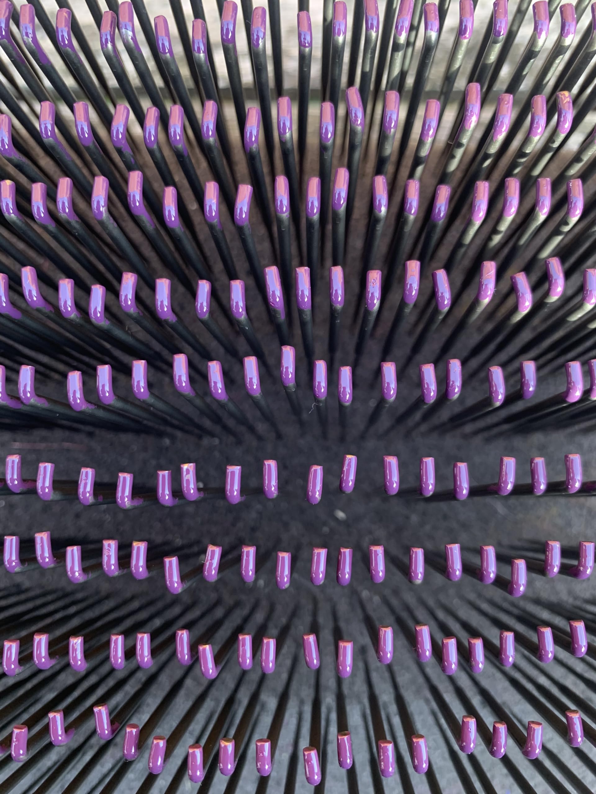 Heidifeathers 38G Twisted/Spiral Needle -10 Needles (Purple tip)