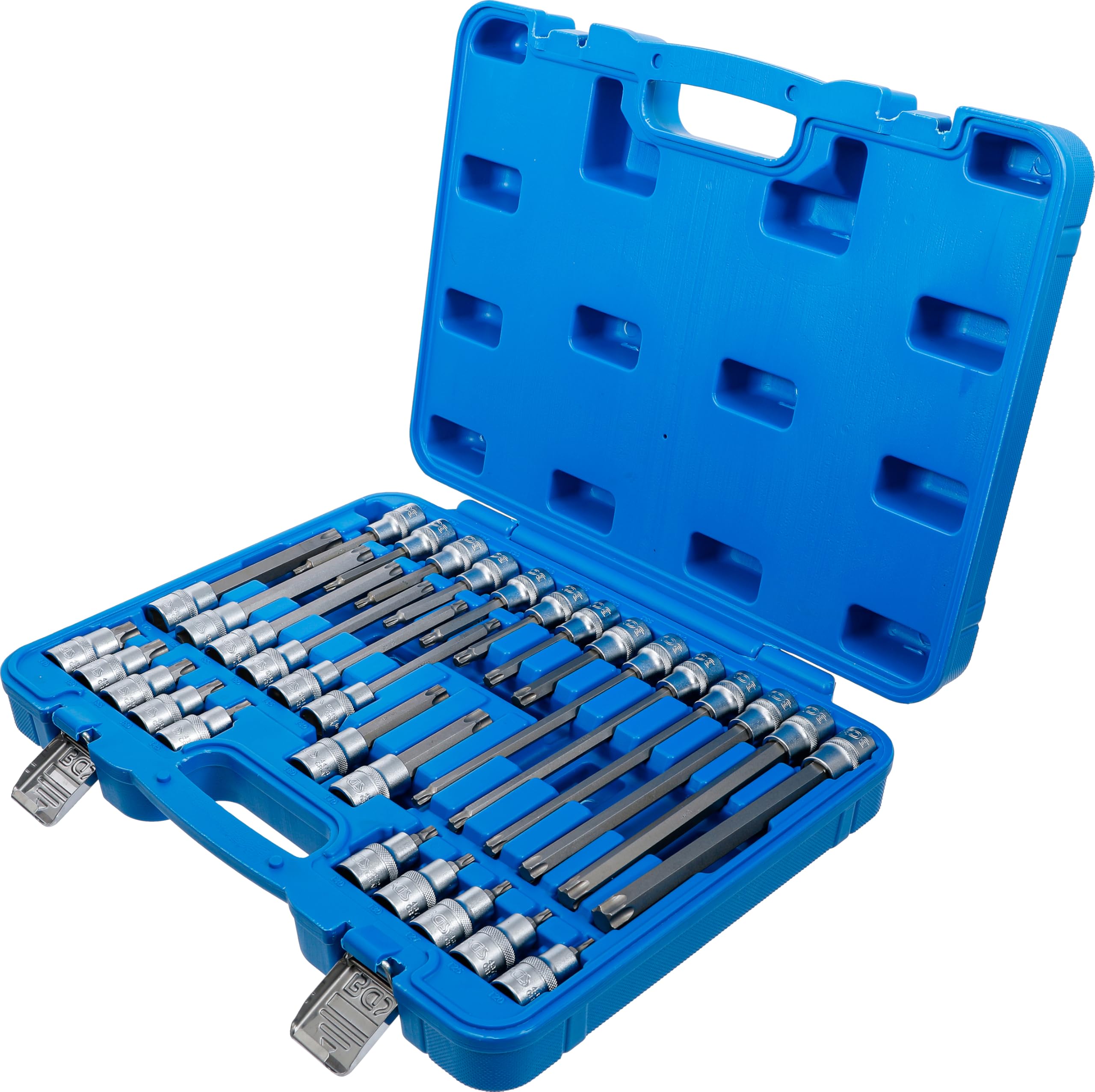 BGS 5182 | Serie di chiavi a bussola | 12,5 mm (1/2") | profilo a T (per Torx) | 32 pz.