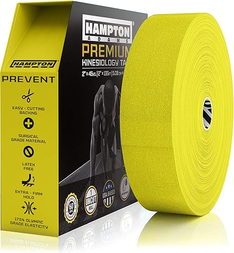 Miniatura 8 de Hampton Adams | As Seen on Shark Tank | Elastic Kinesiology Tape (Bulk Roll) | 135ft Uncut | Supports & Protects Muscle Wrist Knee Shoulder Back