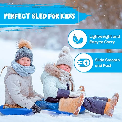 Vista 34 de Slippery Racer Descenso Blitzer Flecha Trineo de nieve.