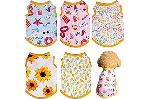 Dxhycc Breathable Dog Shirts for Females - Summertime Style and Comfort in Every Wear