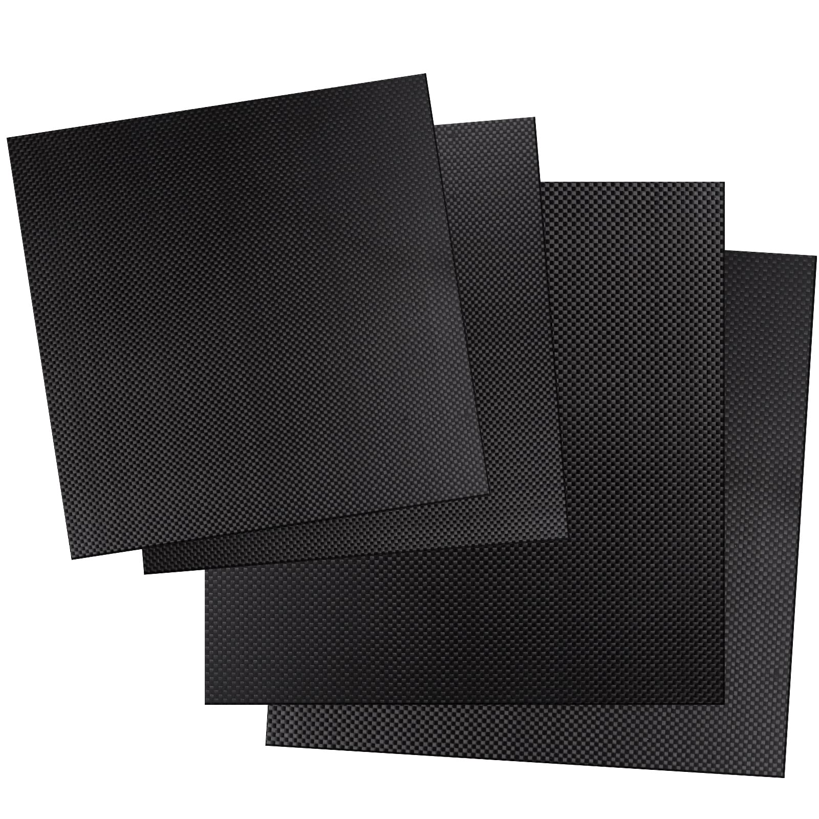 Kalolary Carbon Fiber Board Plate 240 X 240 X 1 MM, Carbon Fiber Sheets Available in 0.5mm 1mm 1.5mm 2mm 2.5mm 3mm 4mm Plain Weave Carbon Sheets 100% 3K Glossy Surface Carbon PlateKalolary Carbon Fiber Board Plate 240 X 240 X 1 MM, C…