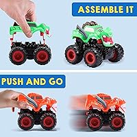 Vista 4 de JOYIN Kids Craft Kit Build & Paint Your Own Monster Car Art & Craft Kit DIY Toy Set Make Your Own Monster Friction Powered Truck, Presents for Kids