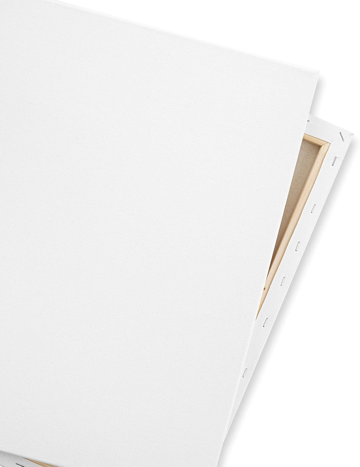 artPOP! Stretched Canvas Pack - 16" x 20" Canvas, Package of 5, 100% Pure Cotton Duck Canvas, Triple-Primed with Acrylic Gesso, 5/8" Profile, Durable Wood Frame