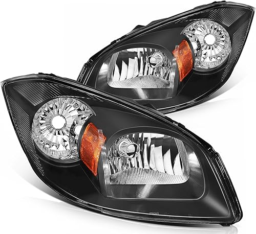ECCPP Conjunto de faros delanteros para Chevrolet Cobalt 2005-2010 para Pontiac G5 2007-2010 para Pontiac Pursuit 2005-2006 Faros laterales del
