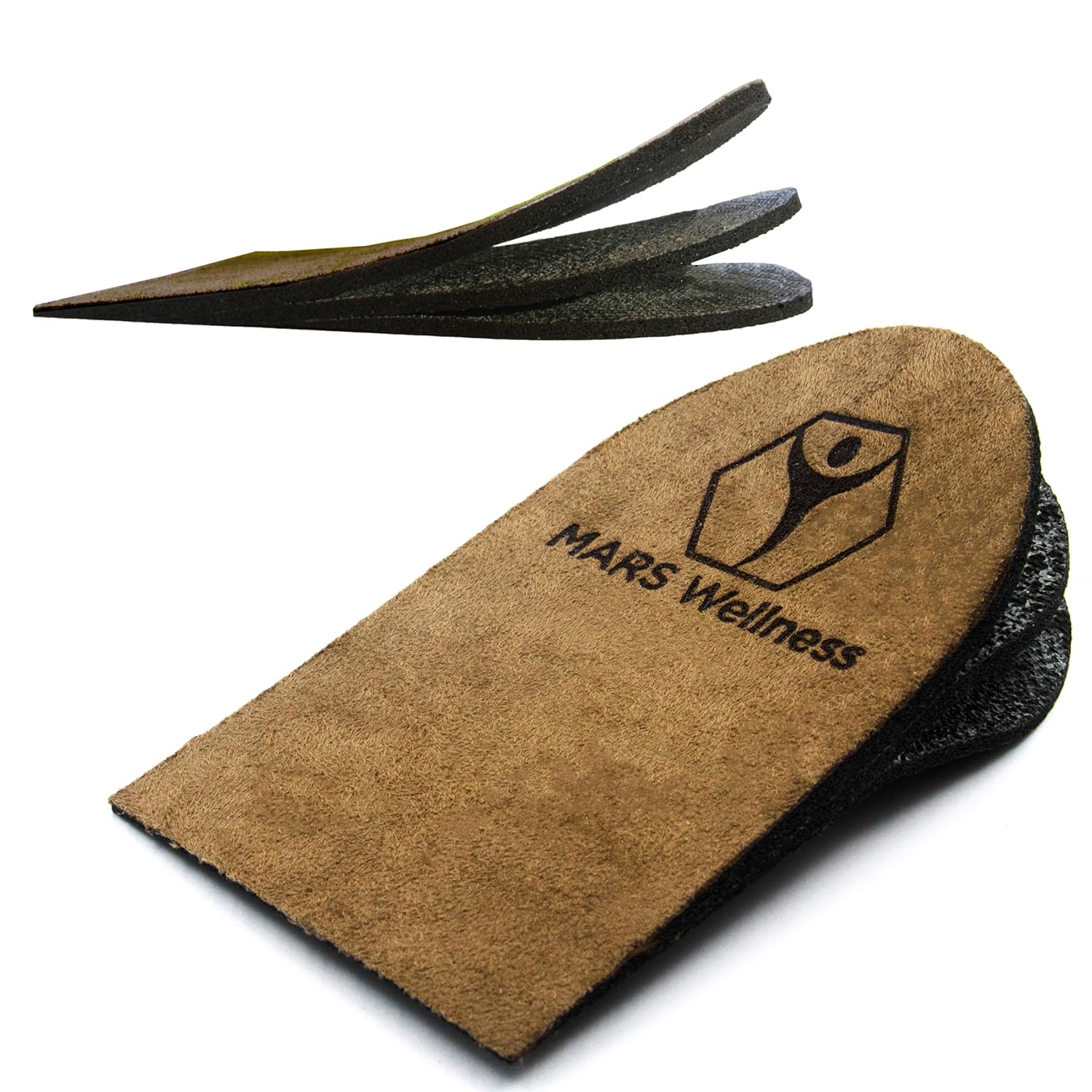 Premium Adjustable Orthopedic Heel Lift - Made in The USA - for Heel Pain and Leg Length Discrepancies