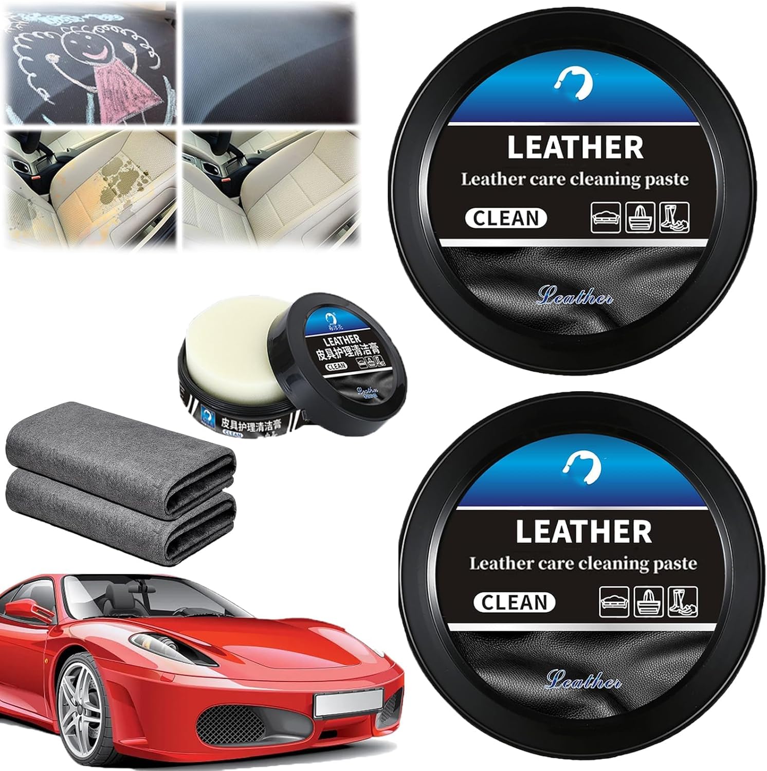 2024 New Leather Maintenance Cream for Cars, Leather Repair