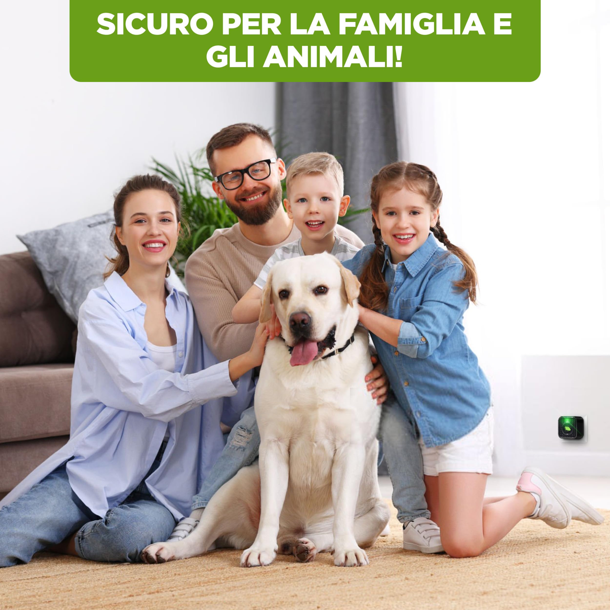 ISOTRONIC repellente acari ultrasuoni cimici letti protezione presa elettrica raggio 30m² 3 pezzi antiacaro senza sostanze chimiche efficace casa camera materasso difesa anallergico stop parassiti
