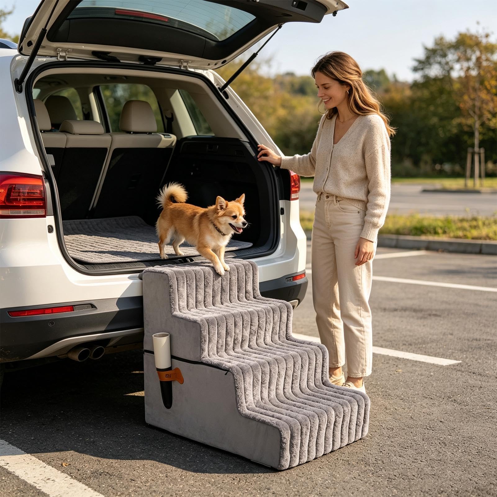 Escalón Canino Escalera De Mascotas Antideslizante Ligera Desmontable | Escalones Antideslizantes para Perros Para Cachorros Gatos Sofás Sillones Apartamentos Balcones
