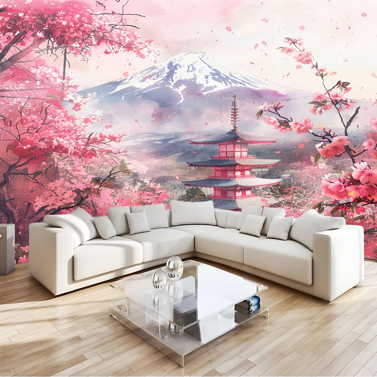 Mural Wallpaper Cherry Blossom Wallpaper For Walls Cherry Blossom