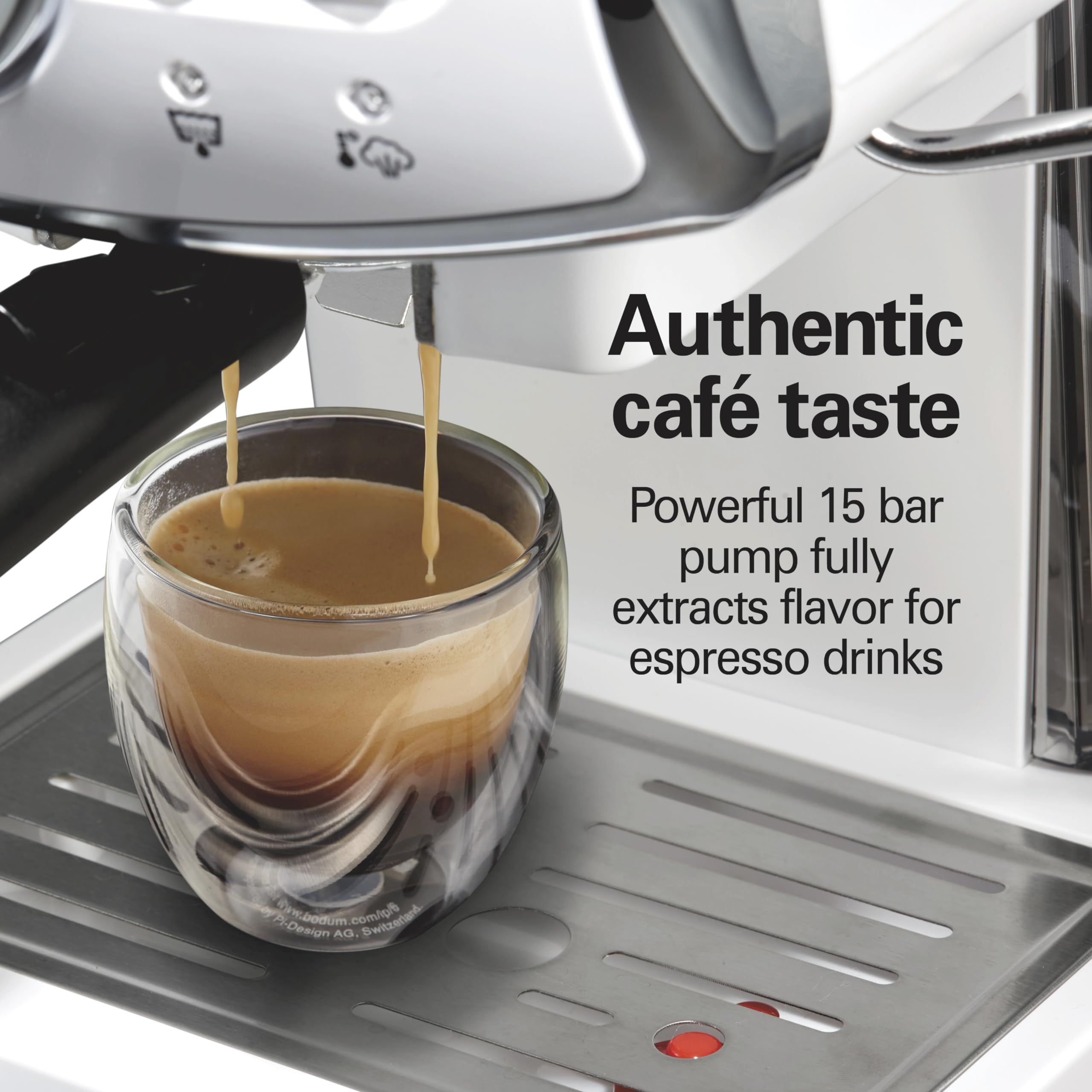 Hamilton Beach Espresso Machine - Cappuccino Latte -3