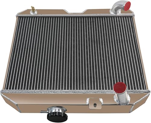 Miniatura 7 de Radiador de aluminio de 3 filas para Jeep Willys MB CJ-2A M38 / Ford GPW 1941-1952 1943