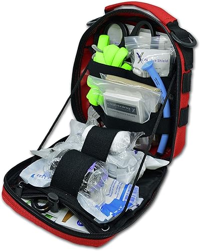 Lightning X Products Kit de emergencia de nailon Molle de alta calidad, ideal para médicos tácticos, militares, entusiastas del aire libre (8 x 6.5