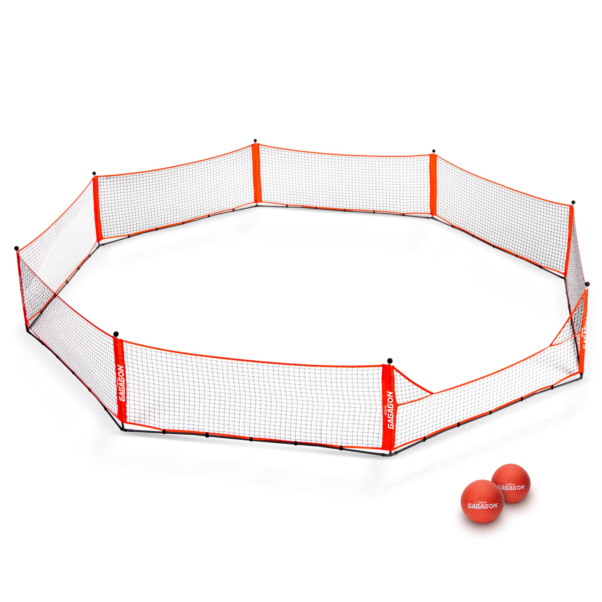 GoSports Gagagon Portable Gaga Ball Pit for Indoor or Outdoor Games; Choose from 10 ft, 15 ft, or 20 ft