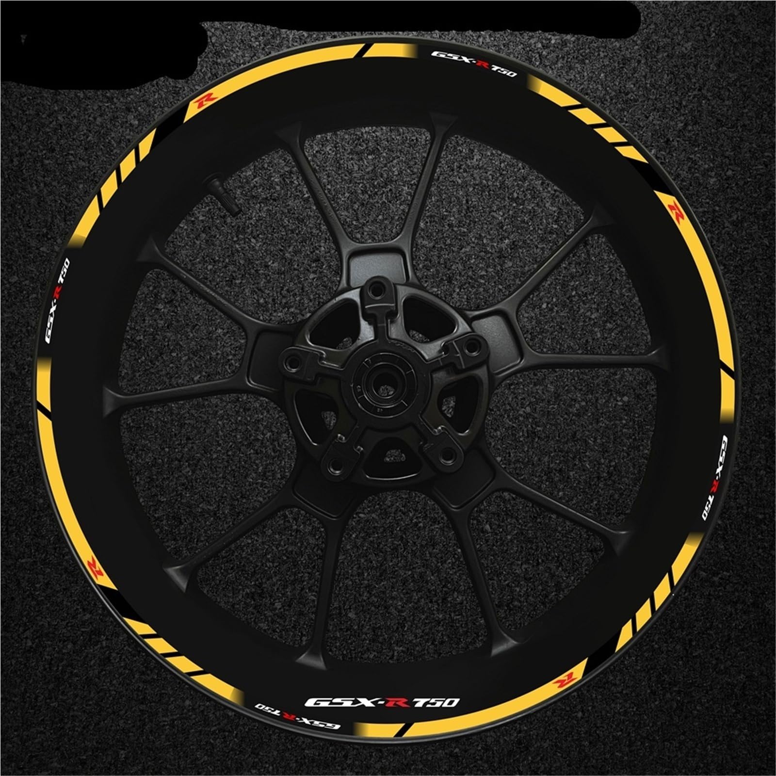 17 Zoll Räder Auf Motorrädern Aufkleber Dekorative Felgen Komplettset Für S&uzuki GSX-R750 Gsxr 750r(Set Meal 16)