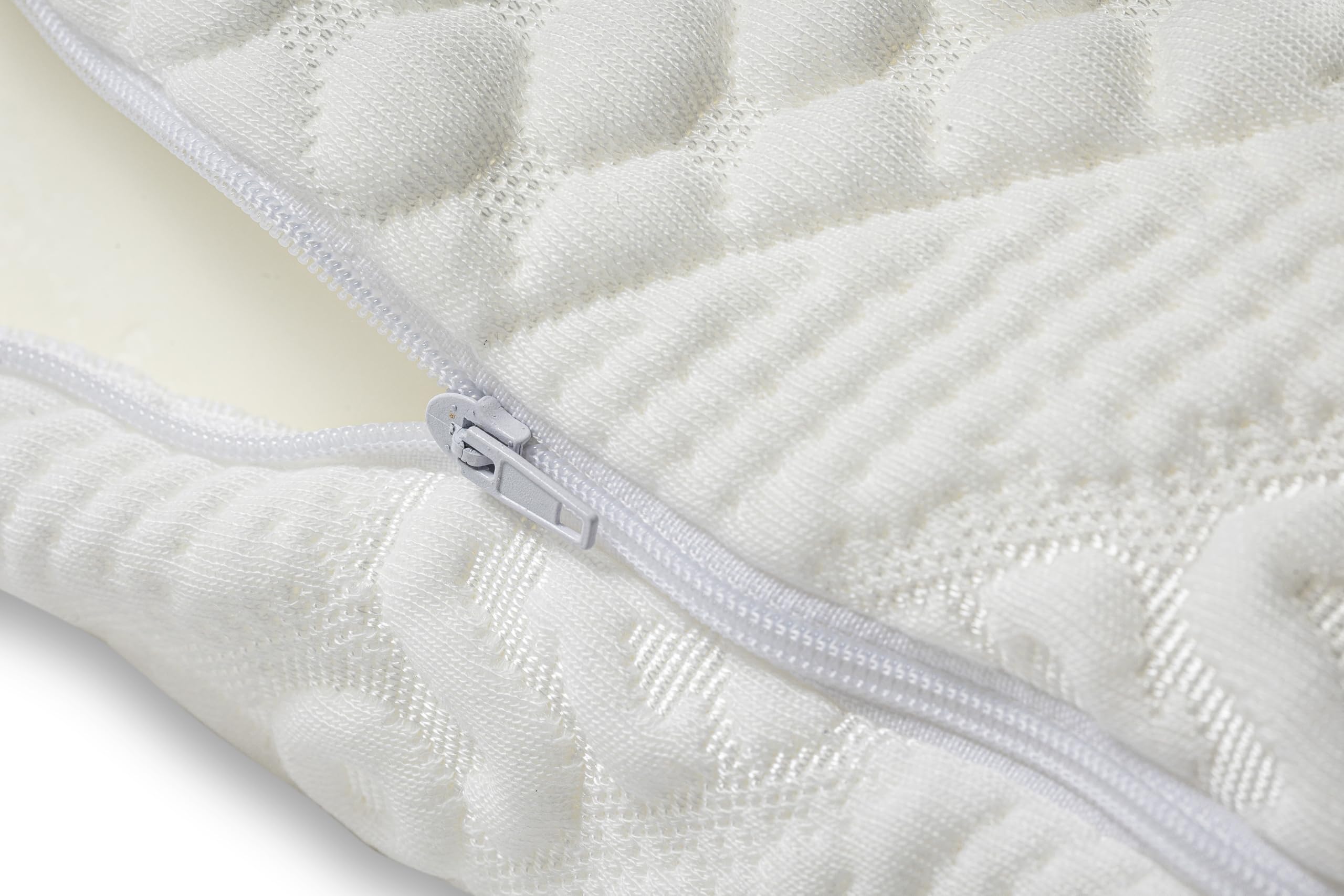 V.I.P. VERY IMPORTANT PILLOW - Cuscino Viscolattice Saponetta Memory No Stress Effetto Massaggio, Alto, 72 x 42 x 13 cm Made in Italy, Bianco