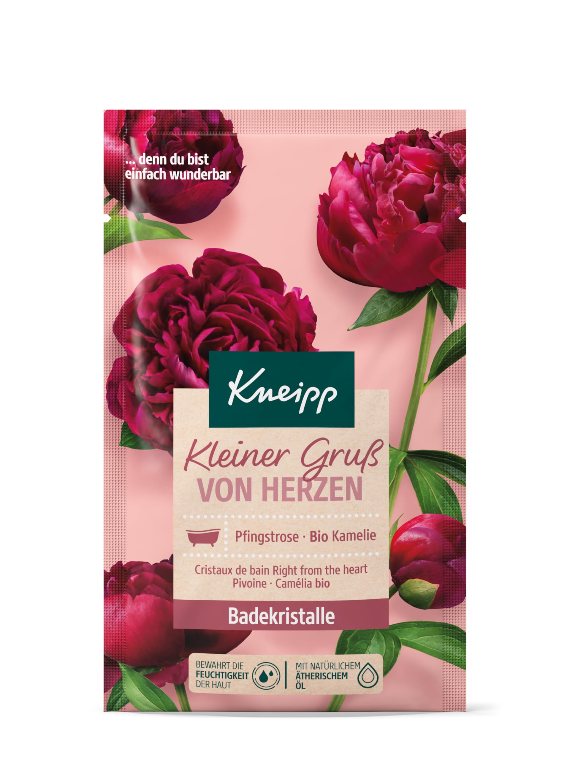 Kneipp Kamelia & Piwonia Sól do Kąpieli, 60 g