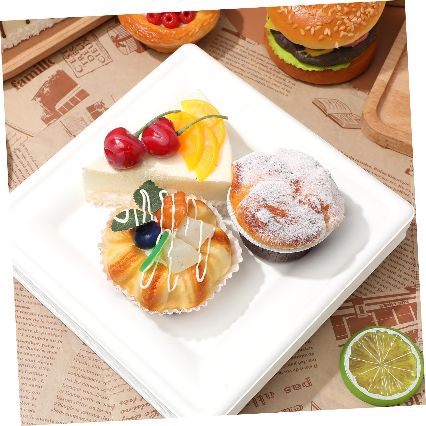 50 pezzi Piatti Usa e Getta Quadrati Canna Compostabili per Buffet Picnic e Feste Resistenti e Pratici per Antipasti e Dessert