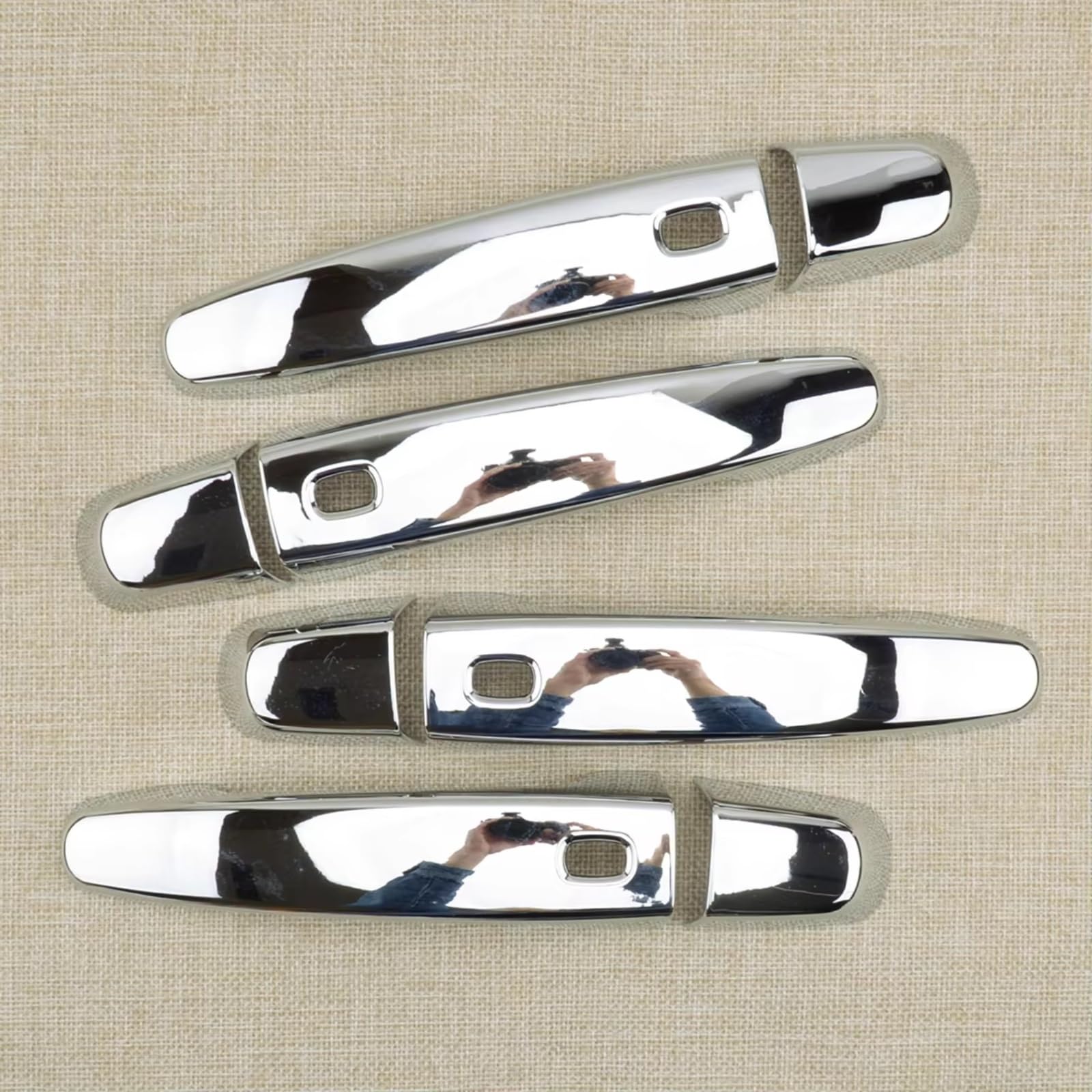 JJRFVBGT Door Handle Trim Compatible with Chevy for Malibu 2016 2017 2018 2019 2020 2021 2022 ABS Trim Cap Accessories Exterior Door Handle Cover