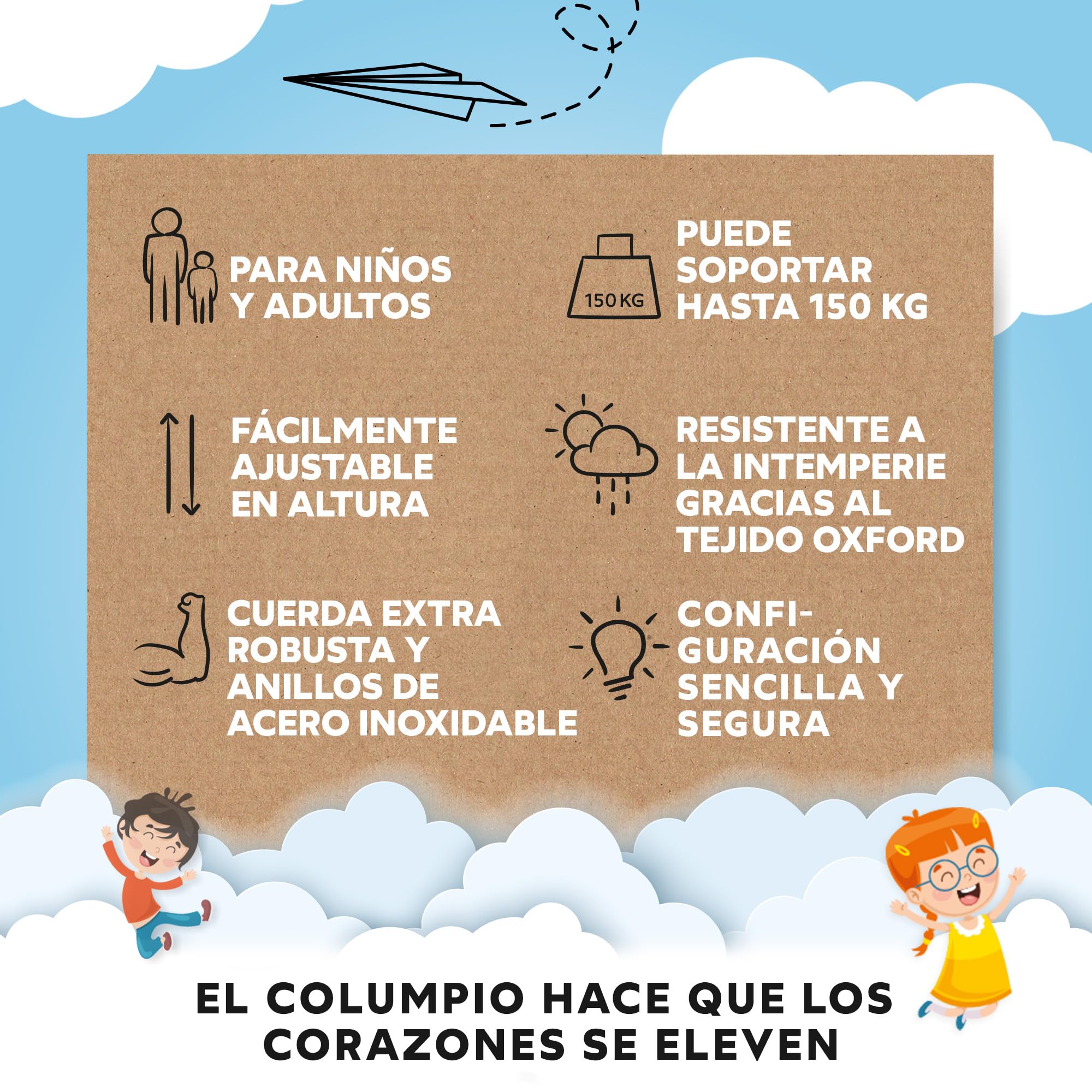 GO!elements Columpio Circular Nido | Jardín Redondo Ajustable en Altura para Niños y Adultos con Capacidad de Carga de hasta 150 kg. Tamaño: ø 100 cm, Color: Verde