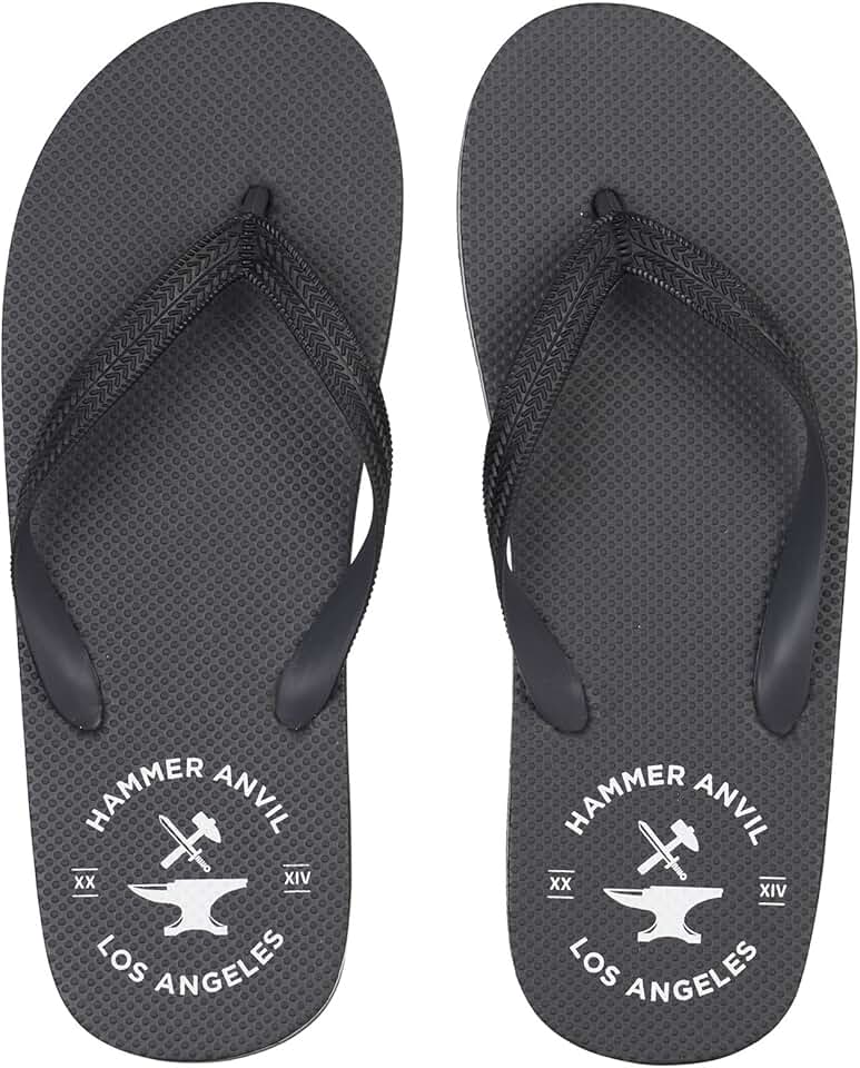 rubber flip flops mens