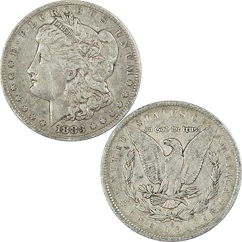 Miniatura 3 de 1883 O Morgan Dollar VF Very Fine 90% Silver $1 US Coin Collectible