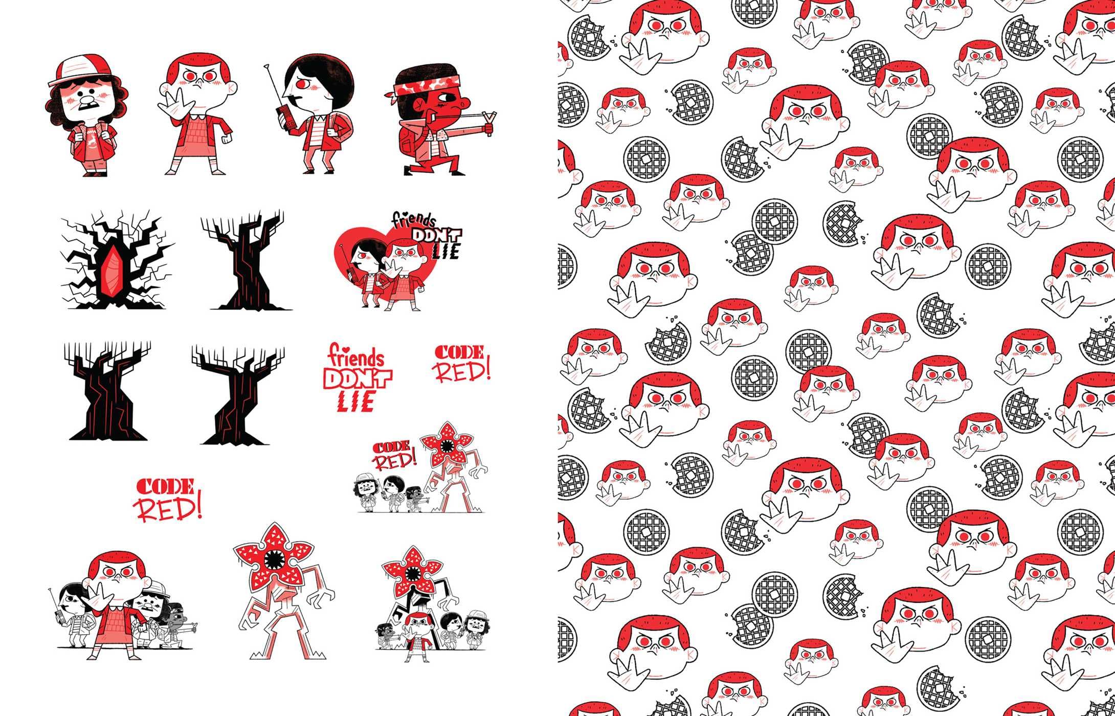 Stranger Things World of Stickers: Art Inspired by the Series