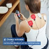 Beurer EM59 Digital TENS/EMS Device with Heat, 4-in-1 stimulation device for pain therapy, muscle stimulation, massage and heat therapy, 4 electrodes, 70 programmes, 50 intensity levels - 5
