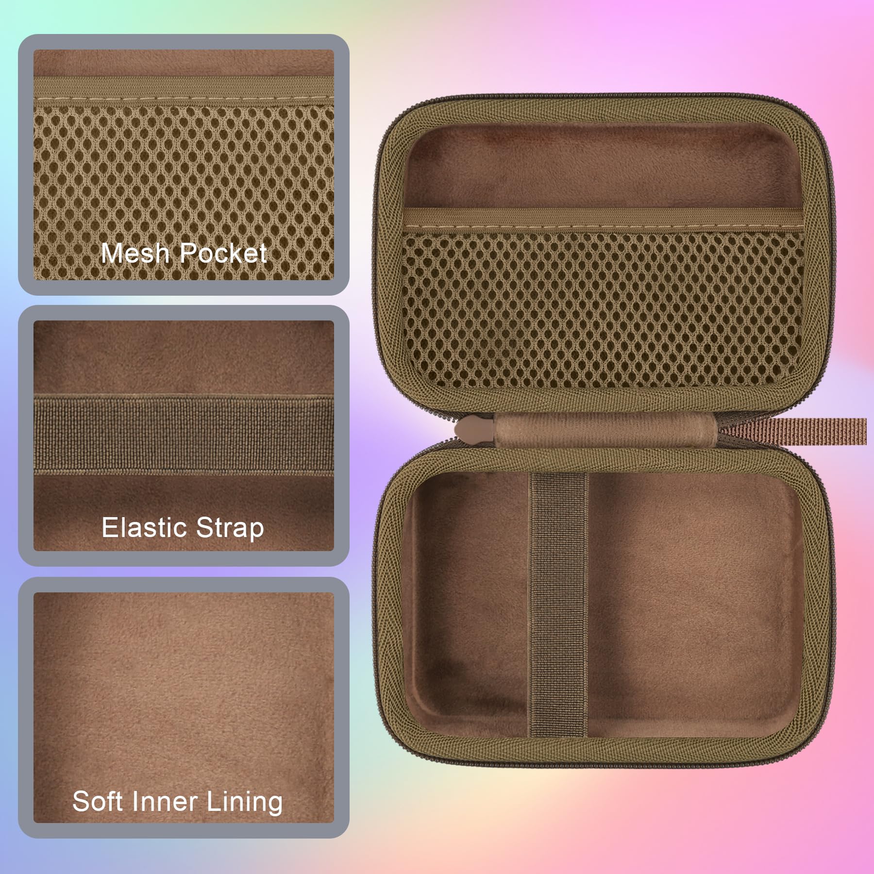 co2CREA Duro Viajar Caja Estuche Funda para Fujifilm INSTAX Mini LIPLAY/LiPlay