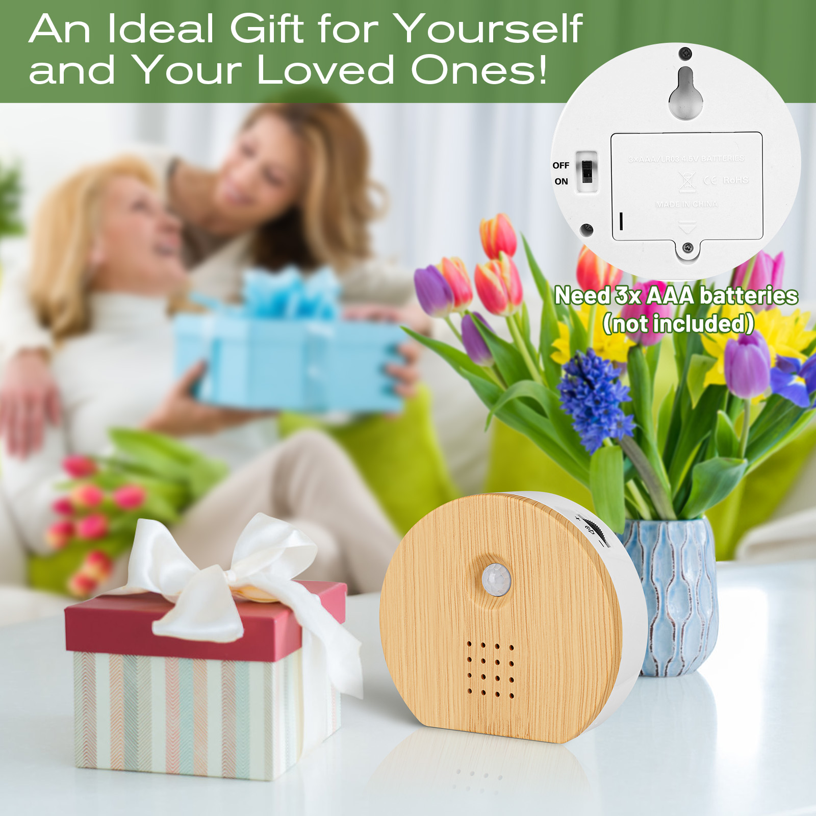 Scatola Sonora Satisure Con Sensore Movimento - Suoni Uccelli E Natura Per Rilassarsi - Foto 6