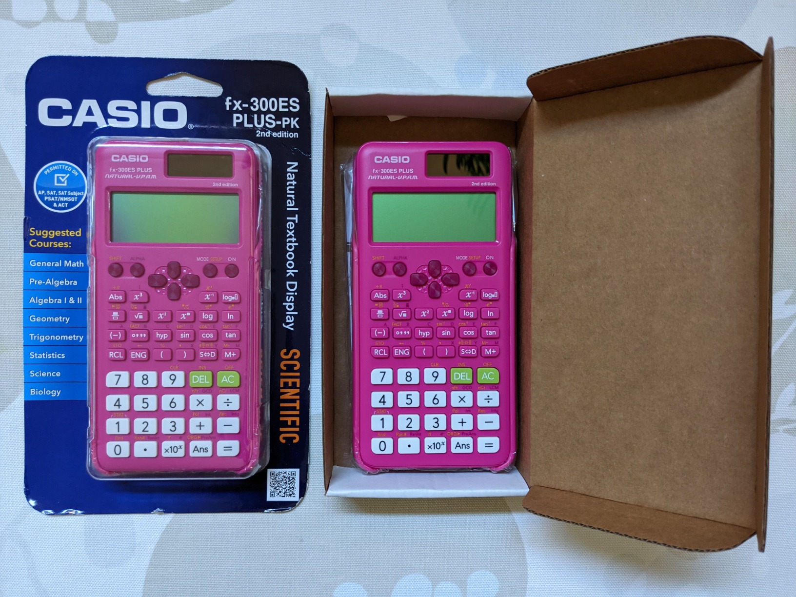 2/mo Finance Casio fx300ESPLS2 Pink Scientific Calculator Buy Now