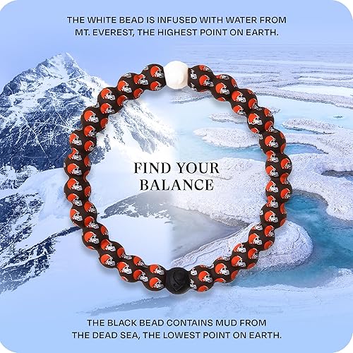 Miniatura 21 de Lokai NFL Football Collection - Pulseras de cuentas para hombres y mujeres, joyería de silicona, pulsera de moda para un ajuste cómodo