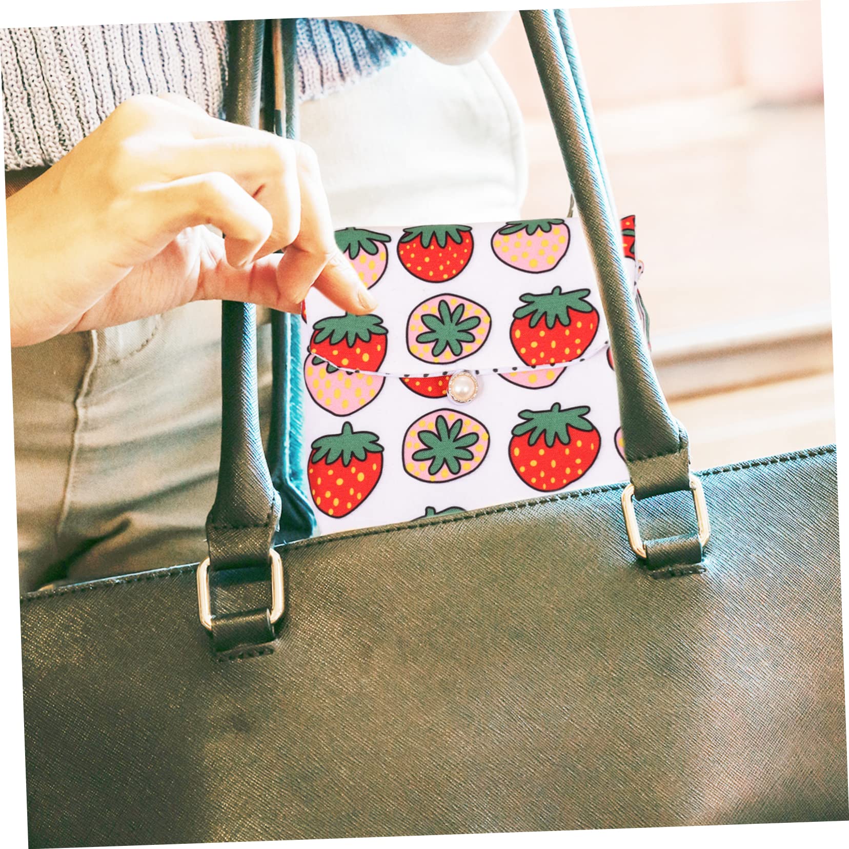 Ipetboom 20pezzi Borse Assorbenti Per Ciclo Mestruale Sacchetti Random Cute Nursing Pad Pouch Per Per Mensile