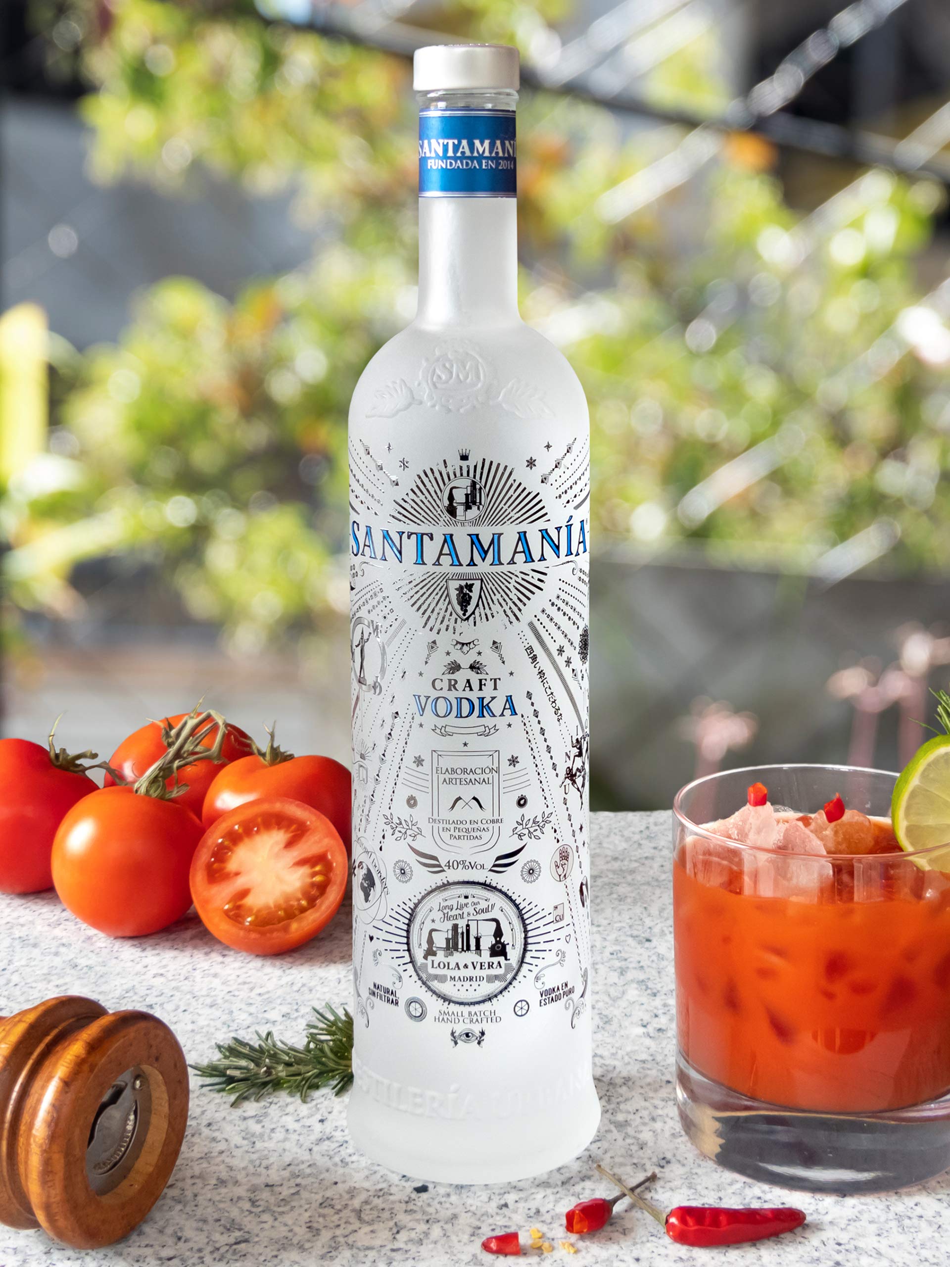 SANTAMANIA VODKA de Uva 70cl 40% Vol.
