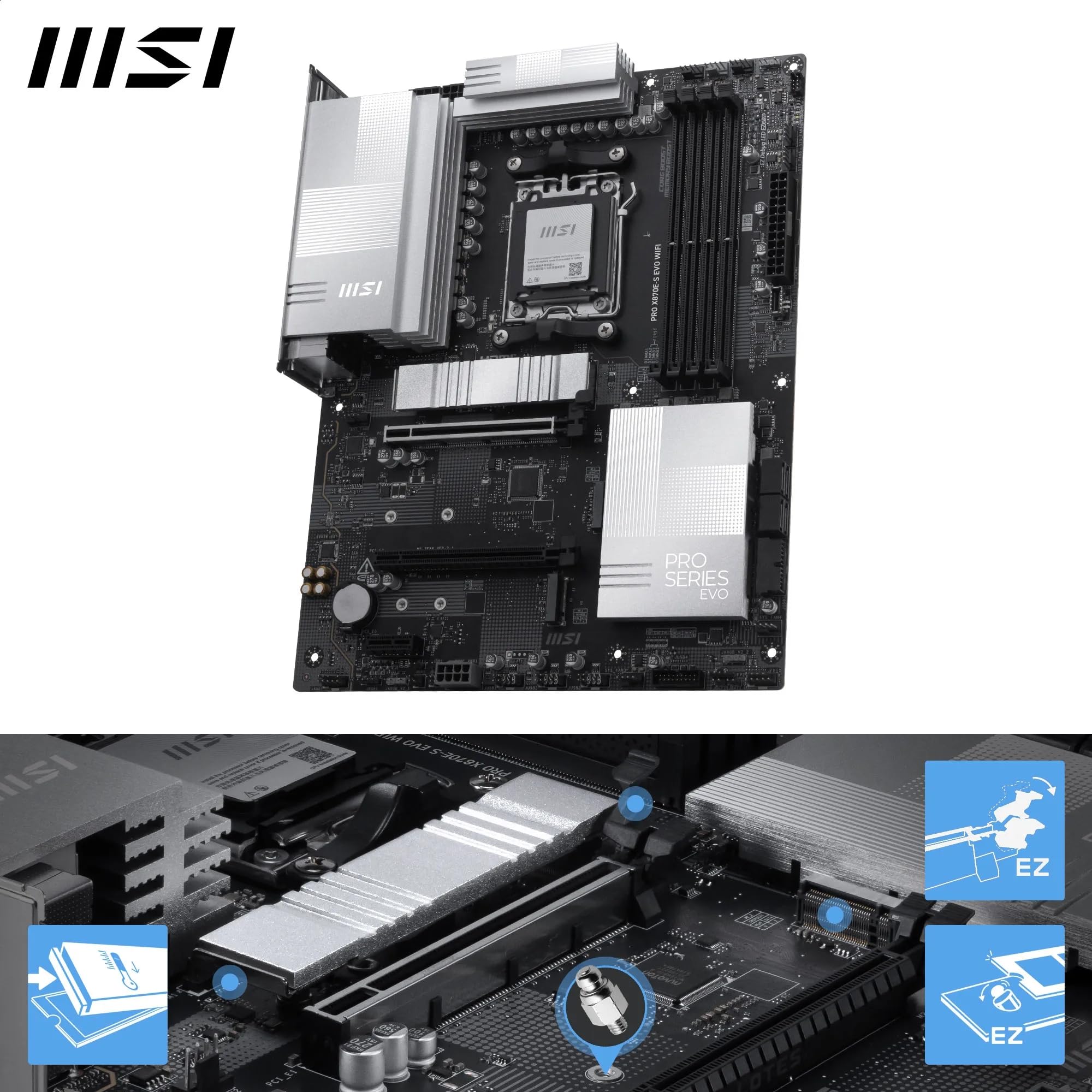 MSI PRO X870E-S EVO WIFI (AM5)