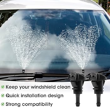 2x Windscreen Washer Jet Nozzle 986302K100 For Hyundai Kia Soul Sportage 11 15