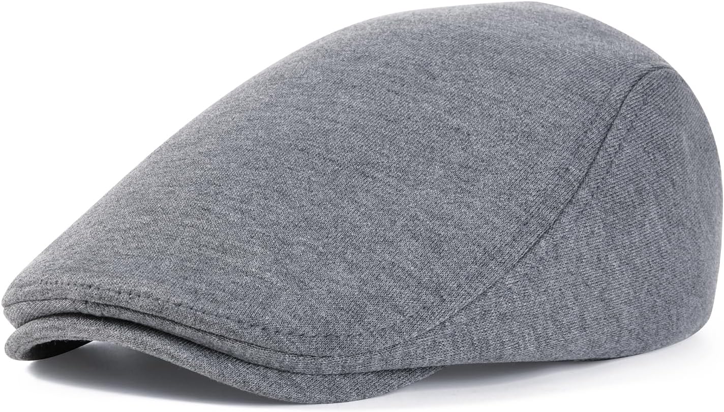 Men's Cotton Flat Ivy Gatsby Newsboy Driving Hat Cap